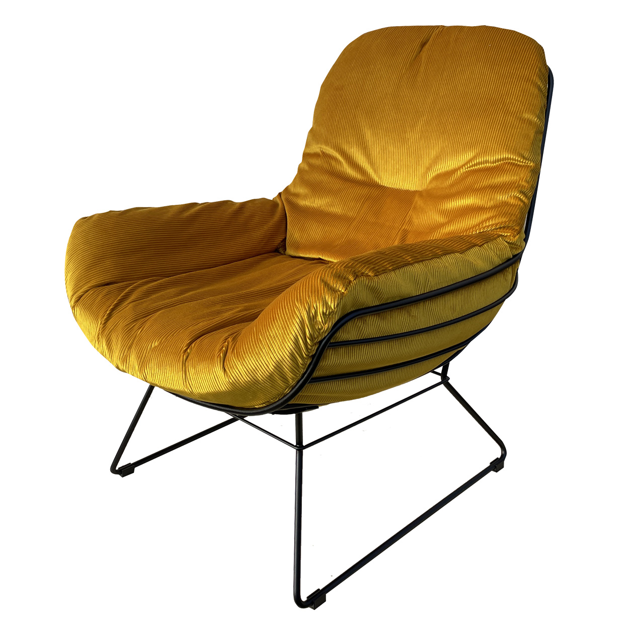 Leyasol Lounge Chair - Stoff Riga Curry 