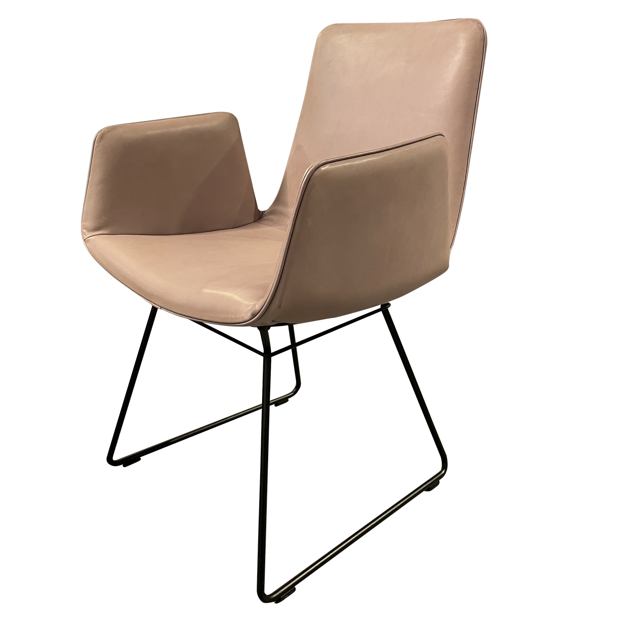 Amelie Armchair High - Leder Oman Plaza