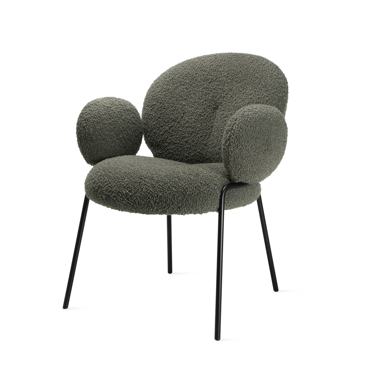 Nana Armchair High Stoff Nimbus Loden