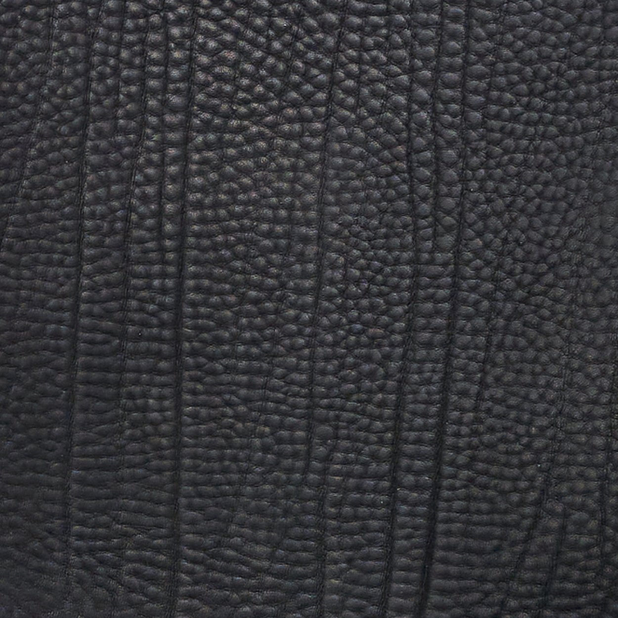 Leder Magnum Ebony in Schwarz mit grober Narbung, Nahaufnahme der Oberfläche