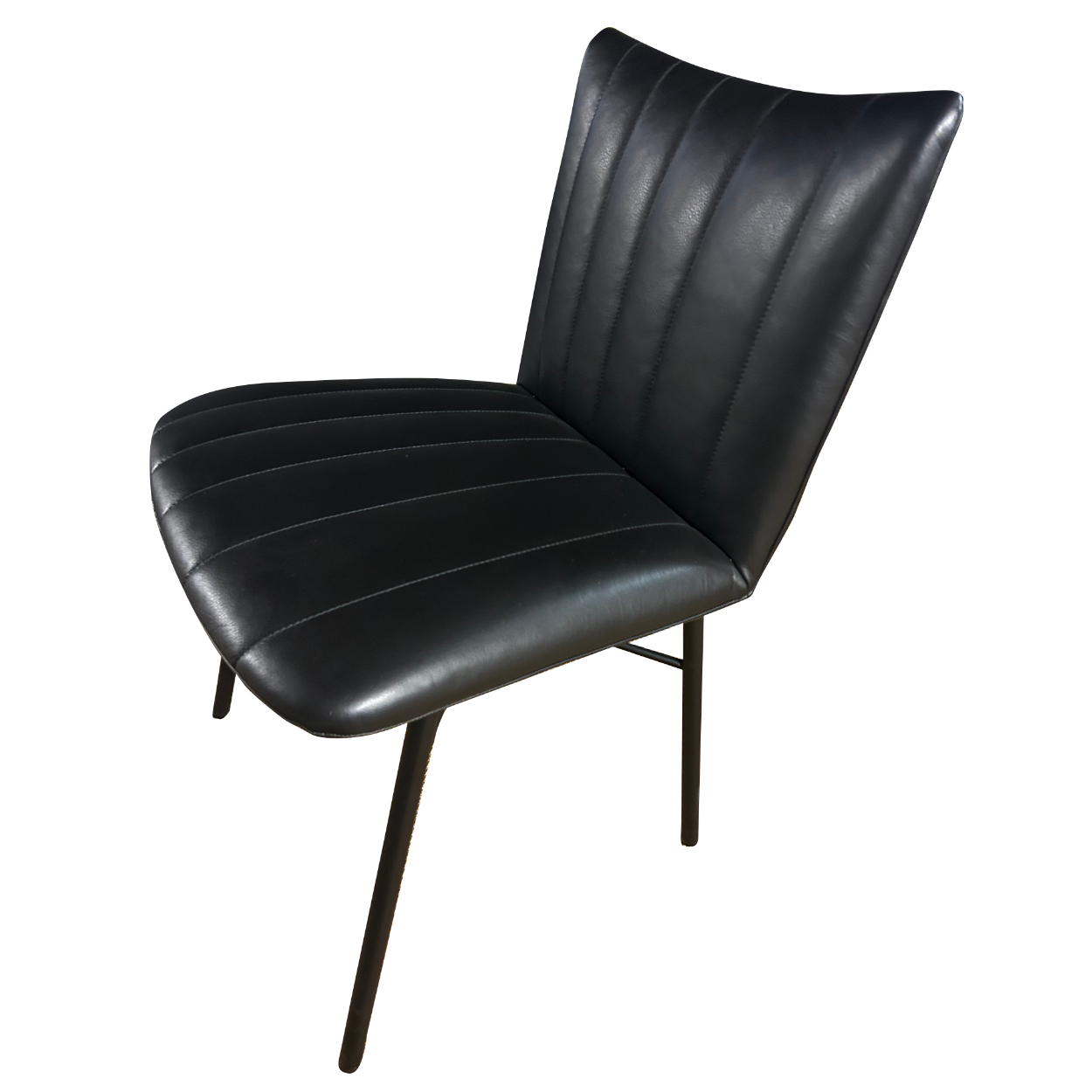 Rubie Chair - Leder Sahara schwarz