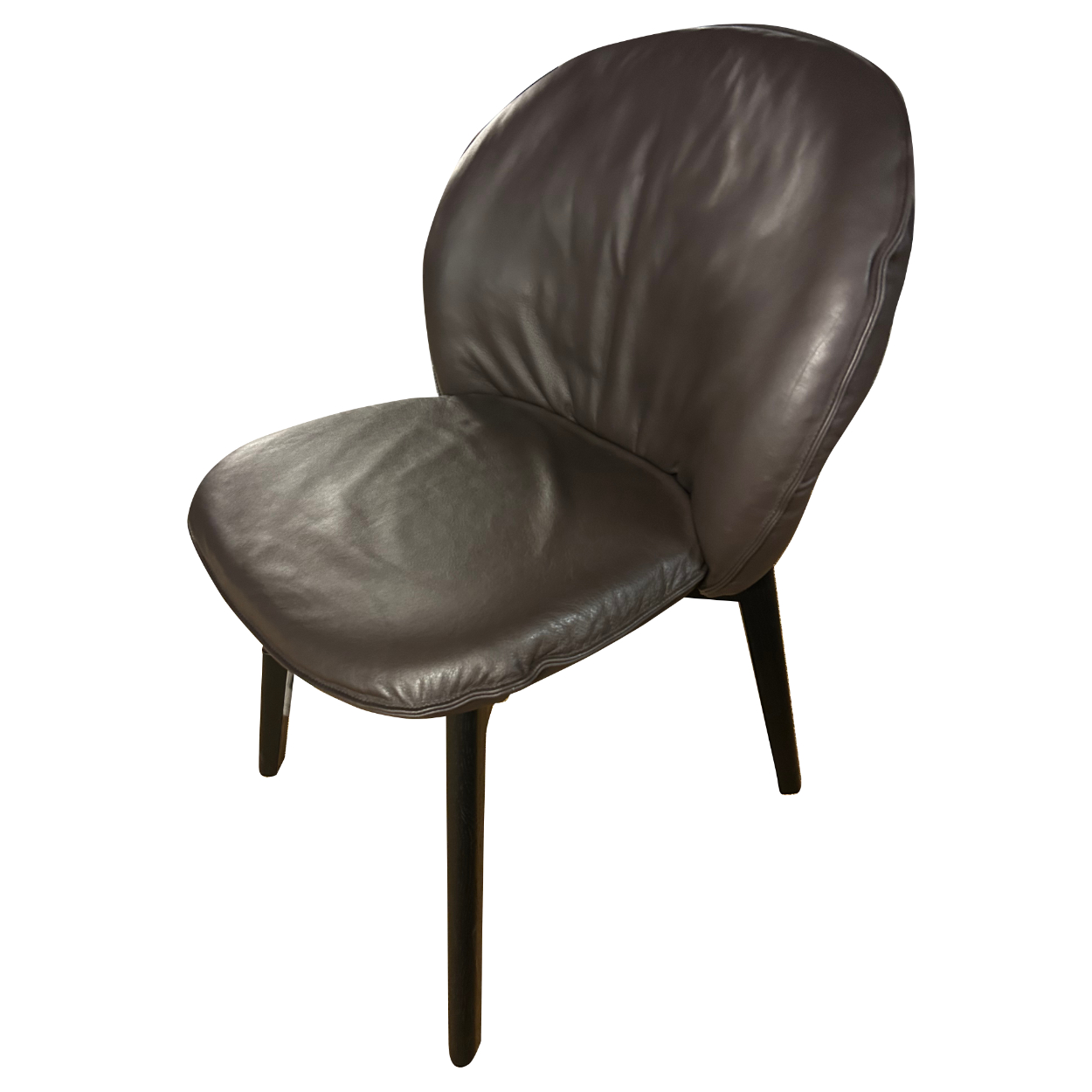 Marie Chair - Leder Sahara - Holzgestell 