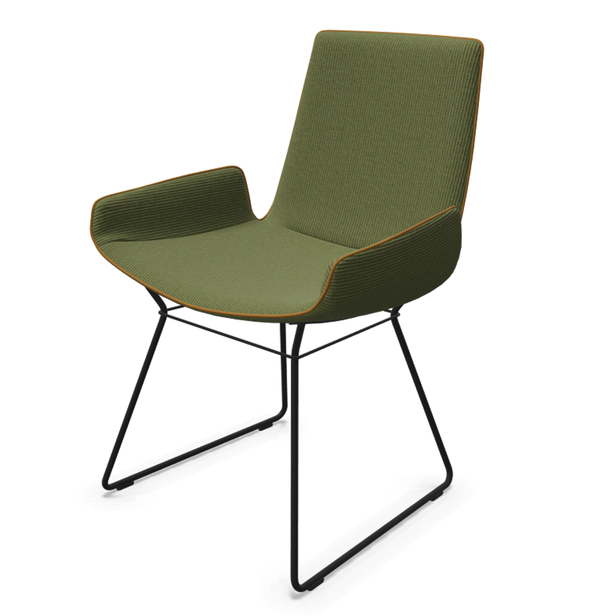 Amelie Armchair Low - Stoff Riga Sauge