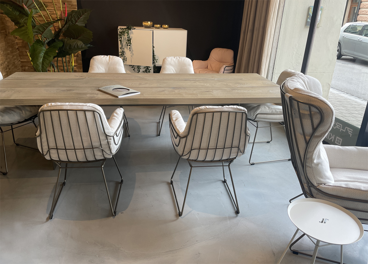 SK 04 Komposit Outdoor - 260x100 - Kastanie geölt Ton sand