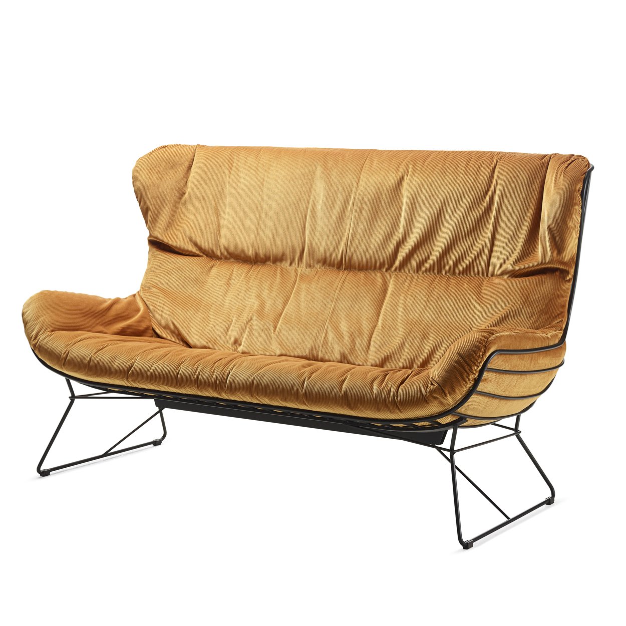 Leyasol Wingback Couch 160cm - Stoff Riga Venitien 02