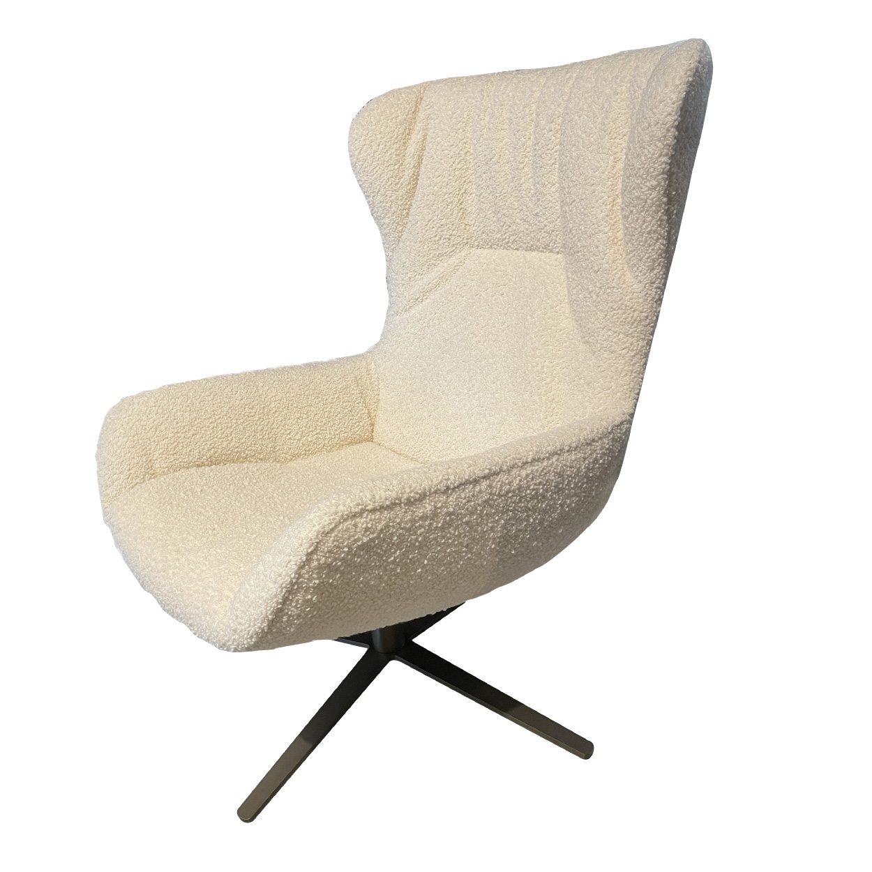 Leya Wingback Chair  - Stoff Nimbus Breis