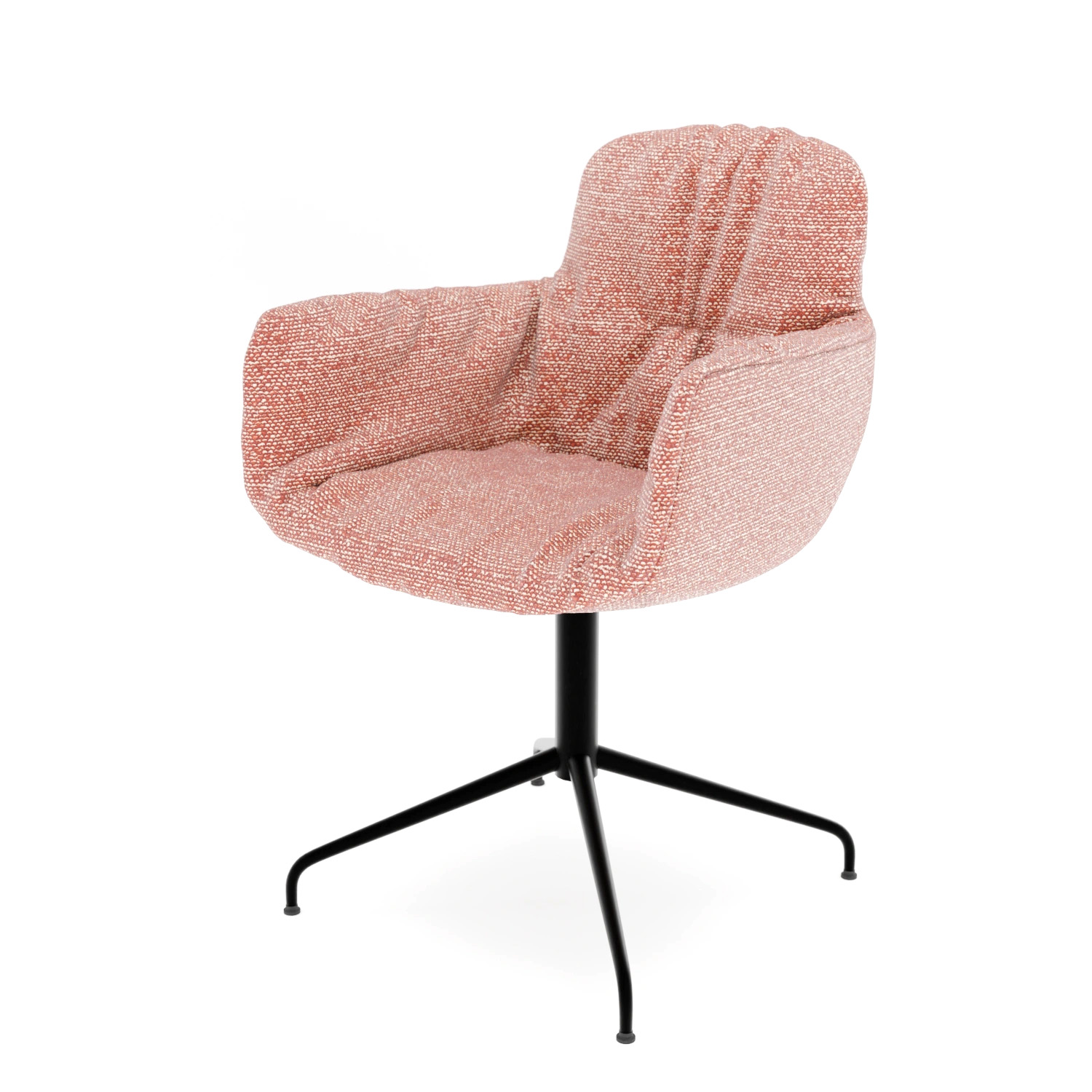 Leya Armchair High - Aktion -10% - Stoff Safire Farbe 013 | Gestell Leya : Sternfußgestell 2.2.