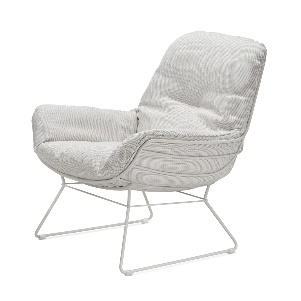 Leyasol Lounge Chair Lopi Marble - Gestell grauweiß 